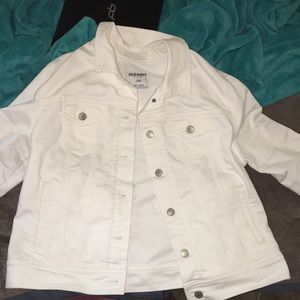 Old navy white long sleeve Jacket